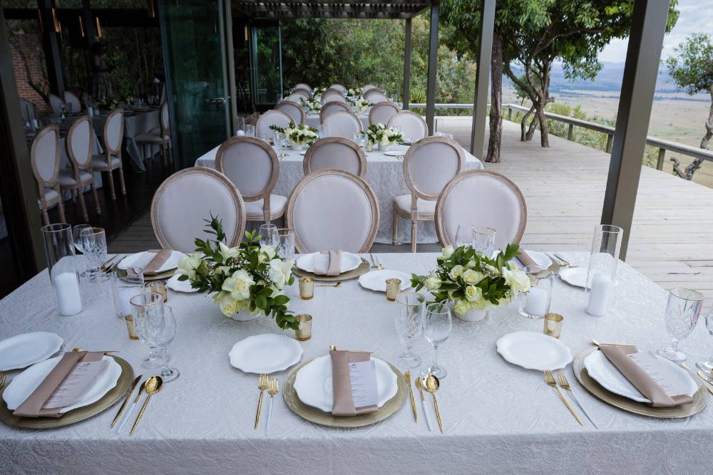 עיצוב שולחנות באירוע